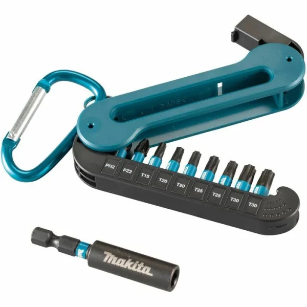 Makita Bitset E-15811, Impact Black, 10-teilig, Kreuz, Torx 1