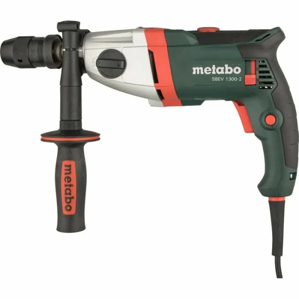 Metabo Bohrmaschine SBEV 1300-2 Schlagbohrmaschine, 1300 W, Mit Tiefenanschlag Und Koffer 3