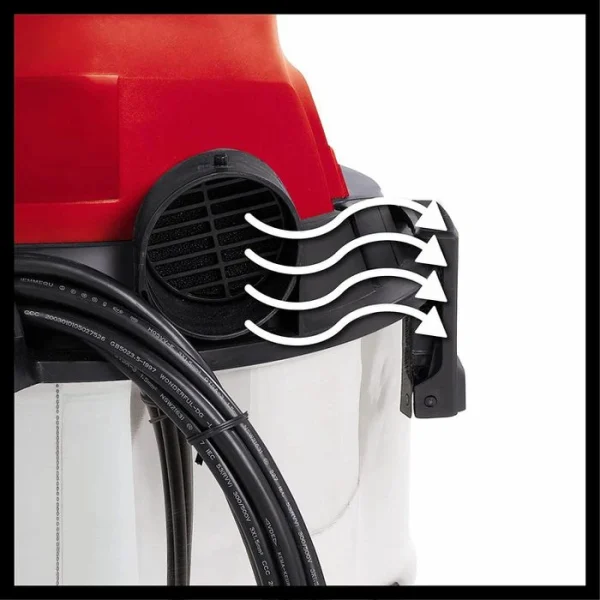 Einhell Nass-Trockensauger TC-VC 1930 SA, 30 Liter, 1500 Watt, Mit Gerätesteckdose 6