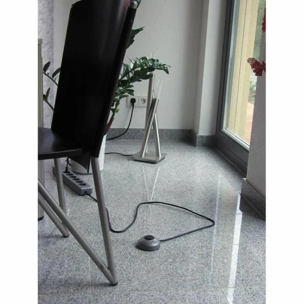 Brennenstuhl Steckdosenleiste Eco-Line Comfort 2m, 6-fach, Fußschalter, Schwarz 5