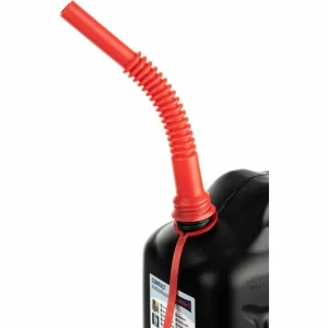 Hünersdorff Benzinkanister Compact 862800, Kunststoff, Mit Auslaufrohr, Schwarz, 10 Liter 10