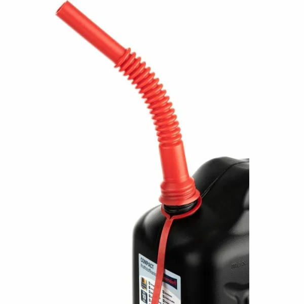Hünersdorff Benzinkanister Compact 862800, Kunststoff, Mit Auslaufrohr, Schwarz, 10 Liter 4