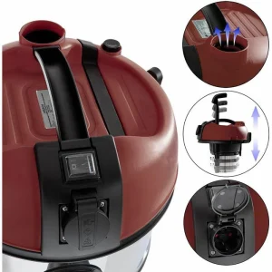 Arebos Nass-Trockensauger Industriestaubsauger, 30 Liter, 2300 Watt, Mit Gerätesteckdose 11