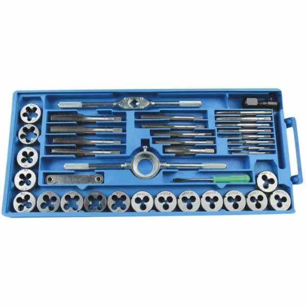 BrüderMannesmann Gewindeschneider M532-40, Set, 40-teilig, Für Innen- & Außengewinde, M3 – M12 1