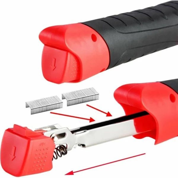 Monzana Hammertacker 105471, Für Flachdrahtklammern 6-14 Mm 6
