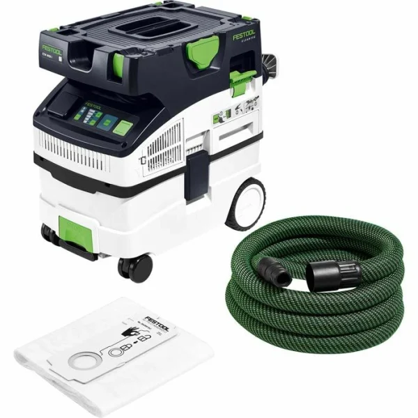 Festool Nass-Trockensauger Absaugmobil Cleantec, CTM MIDI I, 15 Liter, 1200 Watt, Staubklasse M 1