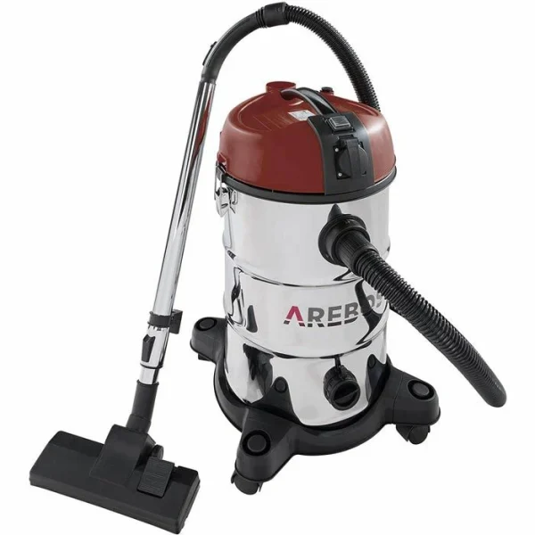 Arebos Nass-Trockensauger Industriestaubsauger, 30 Liter, 2300 Watt, Mit Gerätesteckdose 1