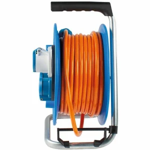 AS SCHWABE As-Schwabe Kabeltrommel 10170 Camping, 25m, Außen, IP44, 1 X CEE, 2 X Schutzkontakt, 2,5 Mm² 13