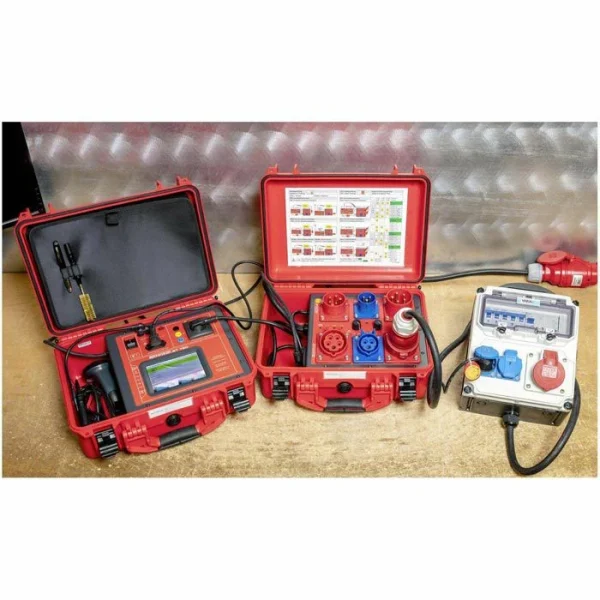 Benning Messadapter MA 4, Aktiv / Passiv, 16A / 32A CEE, VDE 0544-4, Für Gerätetester 6