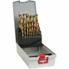 Bosch Bohrer ProBox HSS-TiN, 2608587019, 25-teiliges Set, Geschliffen, Metallbohrer 135° 8