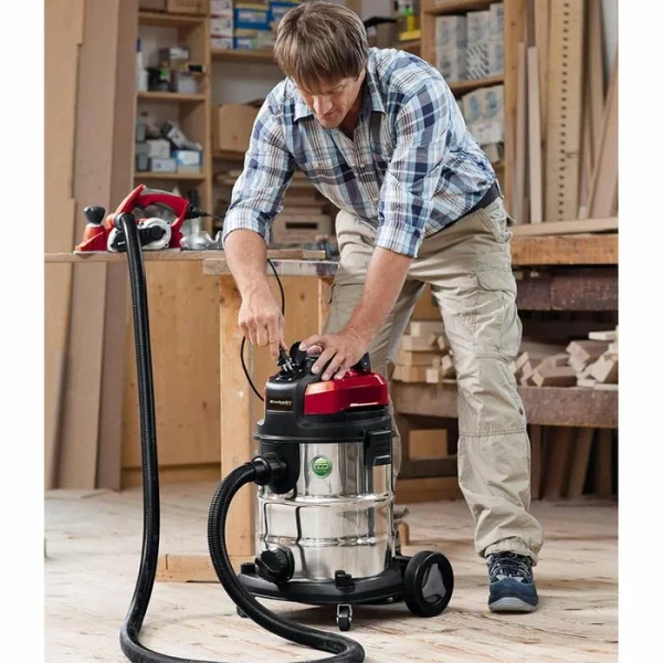 Einhell Nass-Trockensauger TE-VC 1925 SA, 25 Liter, 800 Watt, Mit Gerätesteckdose 3