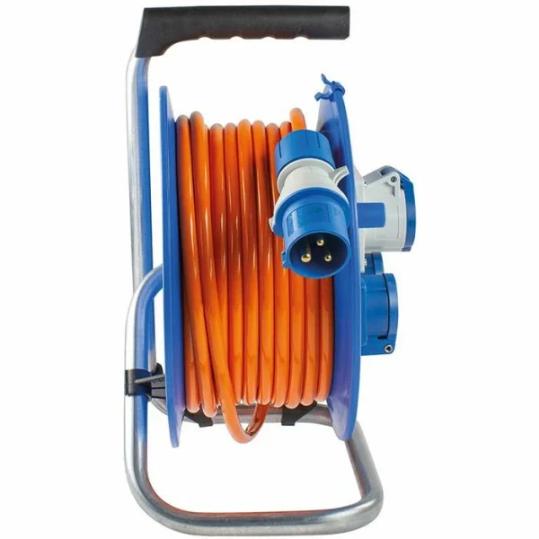 AS SCHWABE As-Schwabe Kabeltrommel 10170 Camping, 25m, Außen, IP44, 1 X CEE, 2 X Schutzkontakt, 2,5 Mm² 3