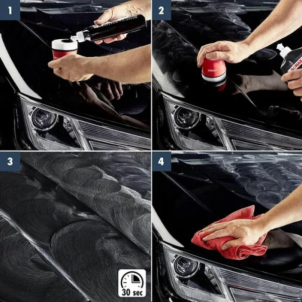Sonax Autopolitur Polish & Wax Color, Schwarz, 02961000, 500 Ml 5