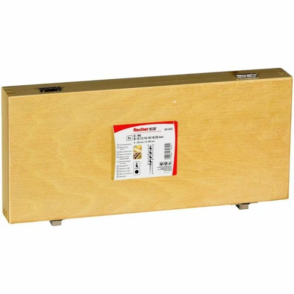 Fischer Schlangenbohrer D-WL 551425, Set, 10 – 20 Mm Ø, 6-teilig, 320 Mm Länge 4
