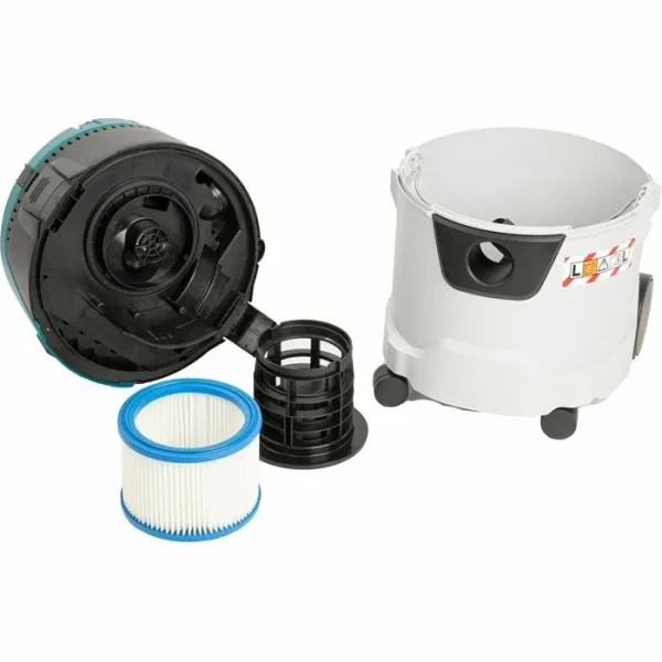 Makita Nass-Trockensauger VC2512L, Türkis, 25 Liter, 1000 Watt, Staubklasse L 5