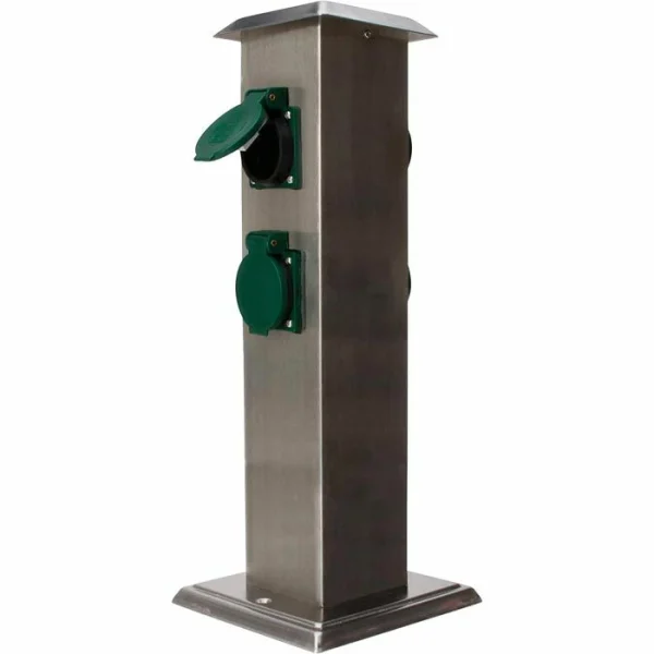 Gartensteckdose Kopp 4-fach, Metall 1
