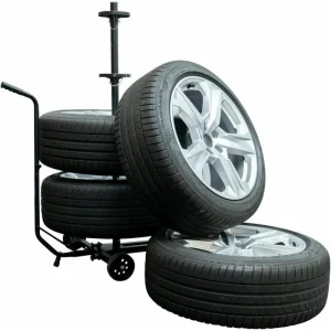 Cartrend Felgenbaum 10441, Fahrbar, Mit Schutzhülle, Reifenbreite Bis 255 Mm 9