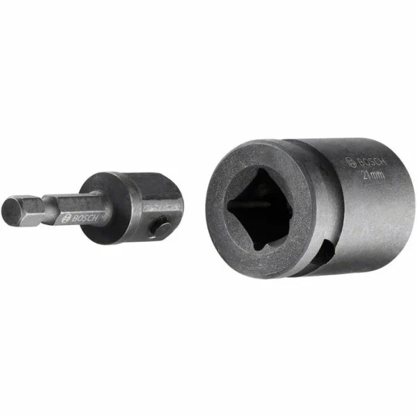 Bosch Steckschlüssel 2608551029, 7-teilig, 13 – 24mm Schlüsselweite – 39mm Länge, 1/2 Zoll 5