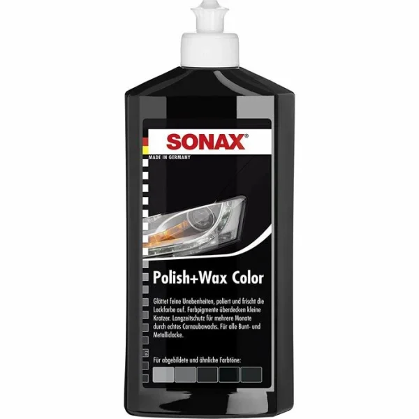Sonax Autopolitur Polish & Wax Color, Schwarz, 02961000, 500 Ml 1