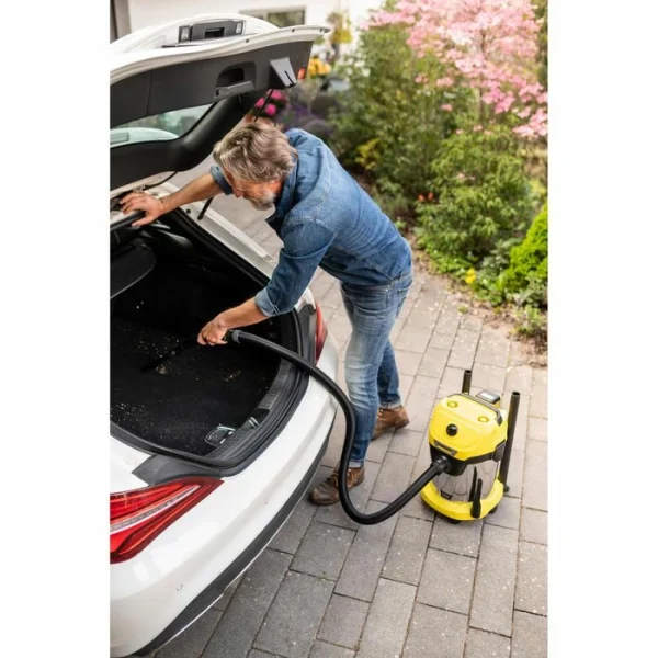 Kärcher Nass-Trockensauger WD 3-18 S Battery Set, 17 Liter, Akku 18V / 5Ah, Edelstahlbehälter 9