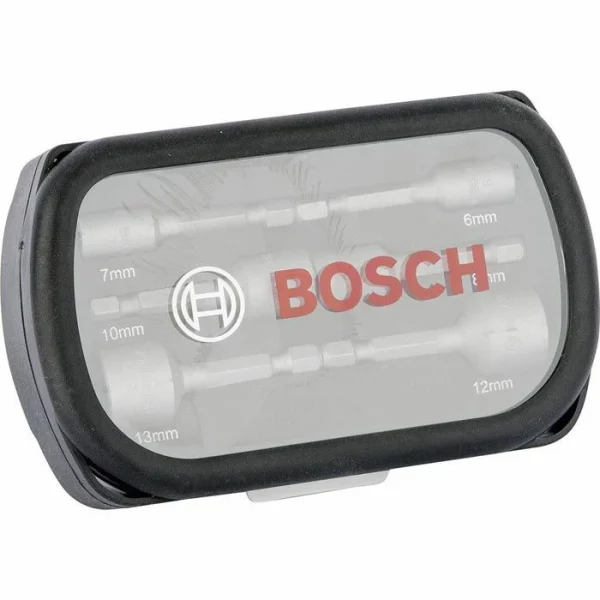 Bosch Steckschlüssel 2608551079, 6-teilig, 6 – 13mm Schlüsselweite – 50mm Länge, 1/4 Zoll 4
