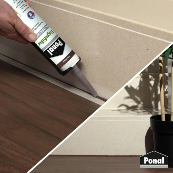 Ponal Holzleim Fugenfüller Parkett & Laminat 280ml, Ohne Lösungsmittel, Nussbaum 7