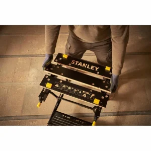 Stanley Werkbank Workmate STST83400-1, Klappbar, Spanntisch, 67 X 59-77,5 X 37cm, Höhenverstellbar 12