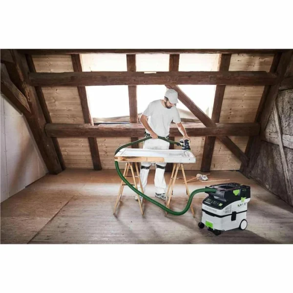 Festool Nass-Trockensauger Absaugmobil Cleantec, CTLC MINI I-Plus, 10 L, 4x18V/5,0Ah, Staubklasse L 7