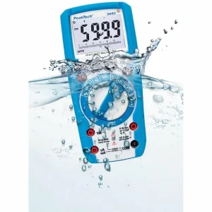 PeakTech Multimeter P 3443 RMS Digital, 1000 V, 10 A, CAT IV, Temperatur, IP67 21