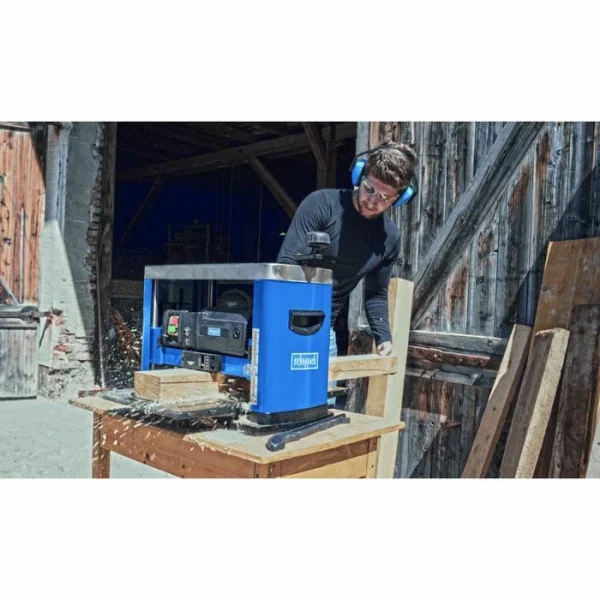 Scheppach Dickenhobel PLM1800, 1500 W, Durchlasshöhe Bis 152mm, Max. Hobelbreite 330mm 3