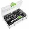 Festool Bitset SYS3 XXS CE-PZ BHS 60, 205824, 16-teilig, Kreuz, Mit CENTROTEC Bithalter 19
