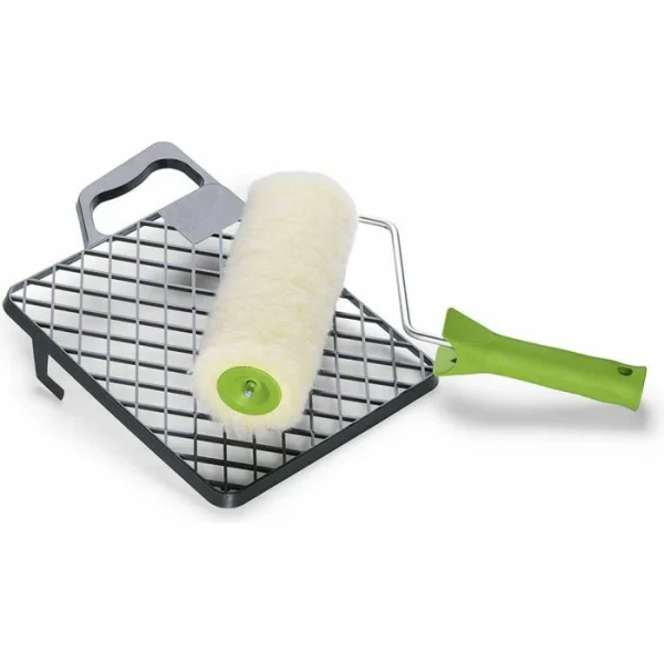 Nölle Farbroller 703100 Set, 25cm, Inkl. 1x Polyester-Farbwalze, Abstreifgitter 1