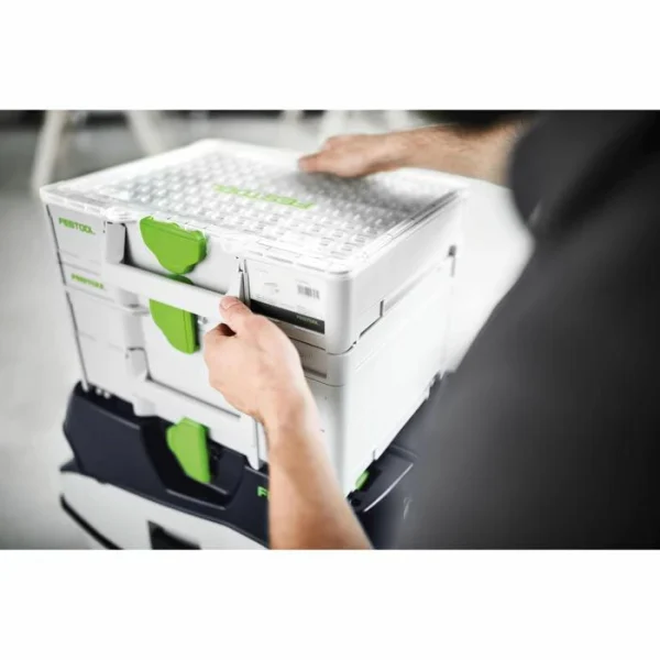 Festool Sortimentskasten Systainer³ Organizer, SYS3 ORG L 89 20xESB, 508 X 89 X 296mm, 20 Fächer 5