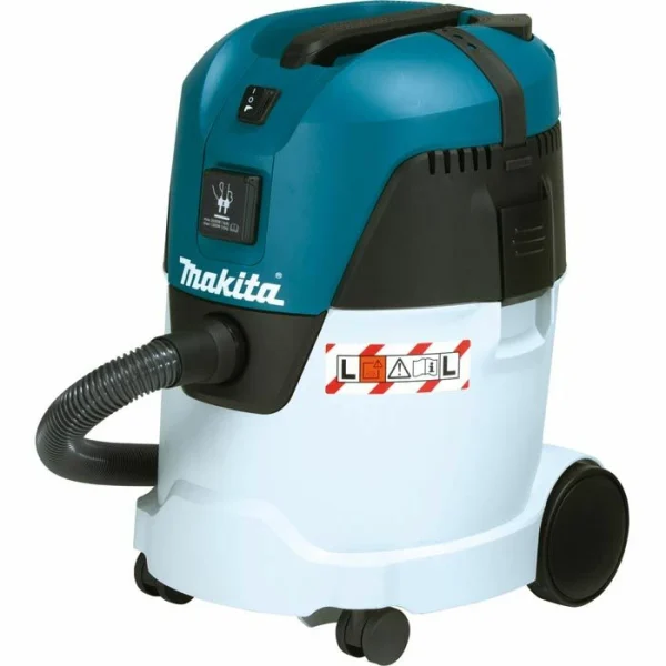Makita Nass-Trockensauger VC2512L, Türkis, 25 Liter, 1000 Watt, Staubklasse L 1