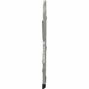 Axentia Klapptritt 251215, Aus Stahlrohr, Standhöhe 47cm, 2 Stufen, Silber 15