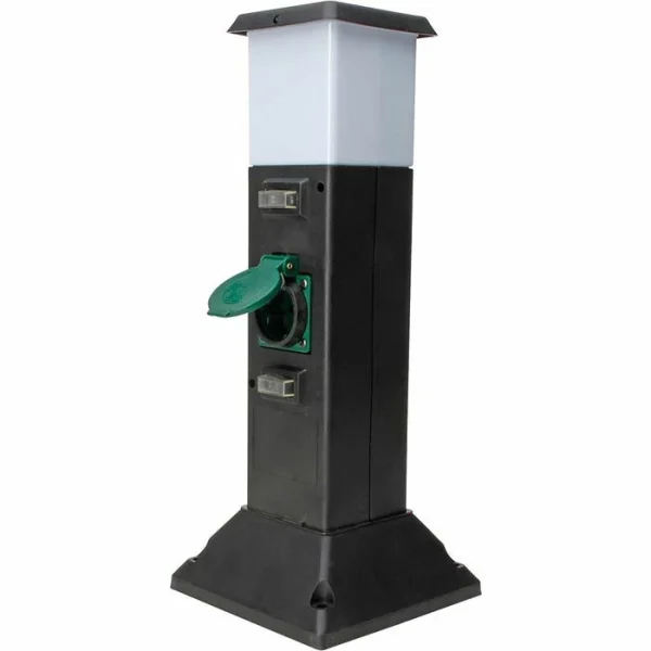 Gartensteckdose Kopp 2-fach, Mit Licht, E14-Sockel 1