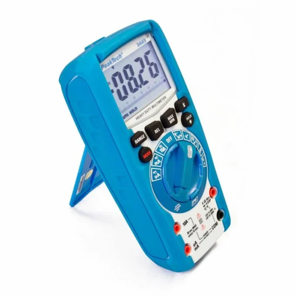 PeakTech Multimeter P 3443 RMS Digital, 1000 V, 10 A, CAT IV, Temperatur, IP67 7
