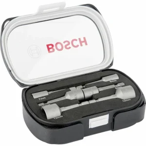Bosch Steckschlüssel 2608551079, 6-teilig, 6 – 13mm Schlüsselweite – 50mm Länge, 1/4 Zoll 7