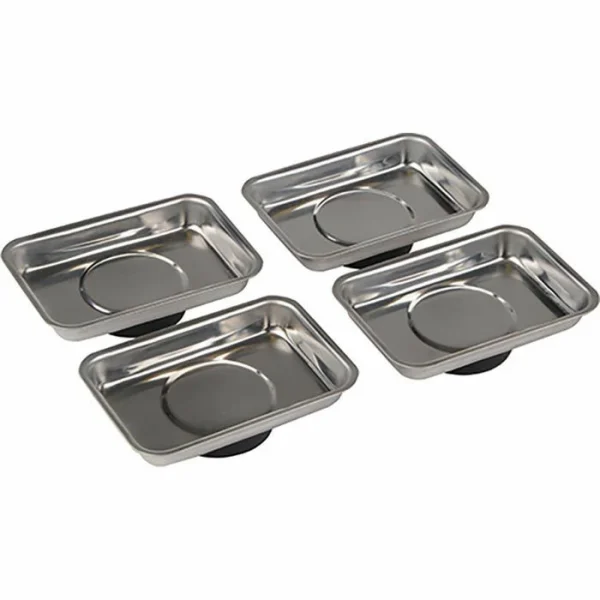 Silverline Magnetschale 250007, Set, 95 X 65 Mm, 4-teilig, Edelstahl Mit Magnet 1