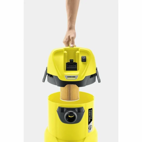 Kärcher Nass-Trockensauger WD3 Battery Set, 17 Liter, Akku 36V / 2,5Ah 5