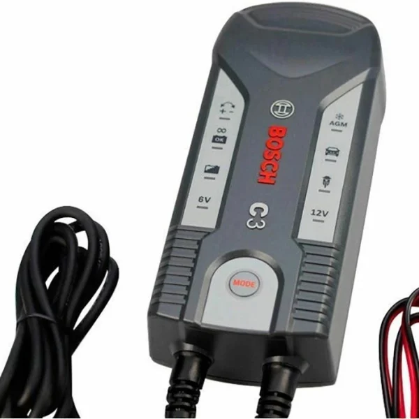 Bosch Autobatterie-Ladegerät C3, 018999903M, 6 V / 12 V, 0,8 Bis 3,8 A 4