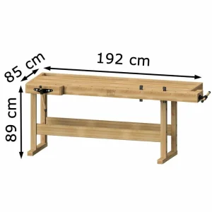 ANKE Hobelbank 800.001, Modell 160, Aus Holz, 192 X 89 X 85cm 15