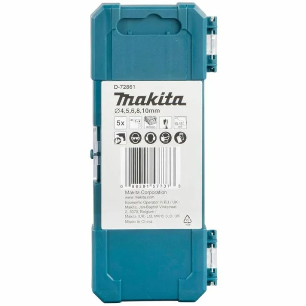 Makita Bohrer D-72861, 5-teiliges Set, Holzbohrer 3