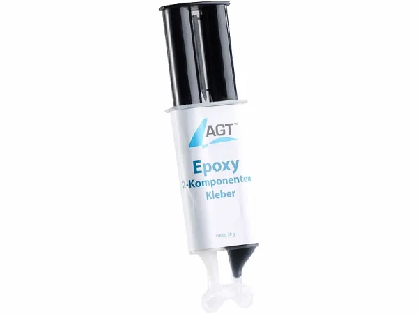 AGT 2K Kleber:Epoxy 2-Komponenten-Kleber, Hohe Belastbarkeit: 23 N/mm² 1