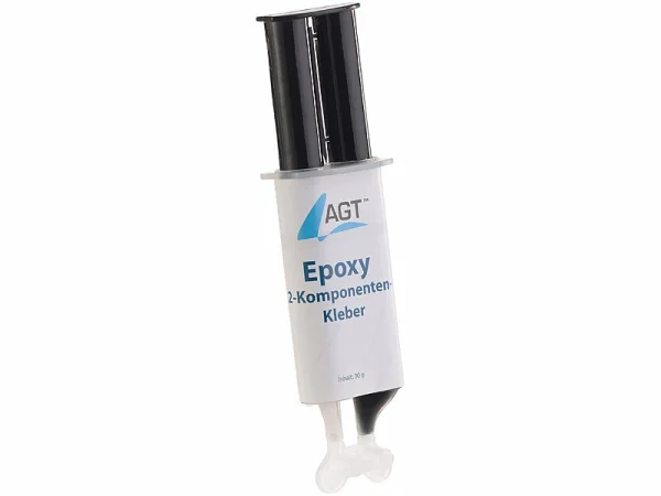 AGT 2K Kleber:Epoxy 2-Komponenten-Kleber, Hohe Belastbarkeit: 23 N/mm² 3
