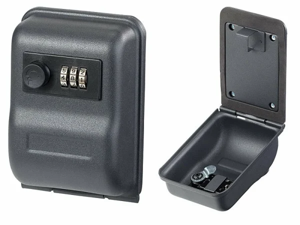 Xcase Schlusselsafe:Mini-Schlüssel-Safe Zur Wandmontage, 0,8-mm-Stahl, Zahlenschloss 1