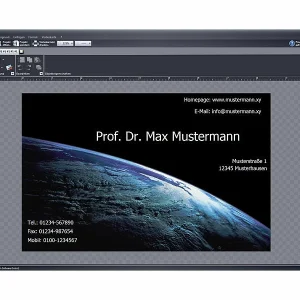 Markt+Technik MUT Druckvorlage Software:Visitenkarten-Druckerei 8.5 Gold Edition 14