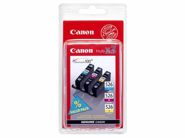 Canon® CANON Original Tintenpatronen Multipack CLI-526 C/M/Y 1