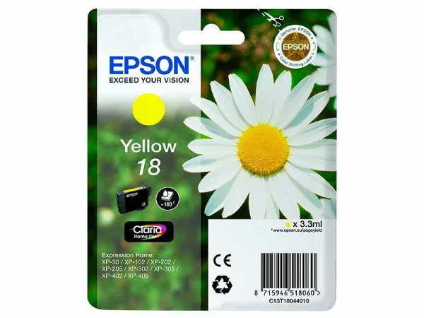 Epson® Epson Original Tintenpatrone T1804, Yellow 1