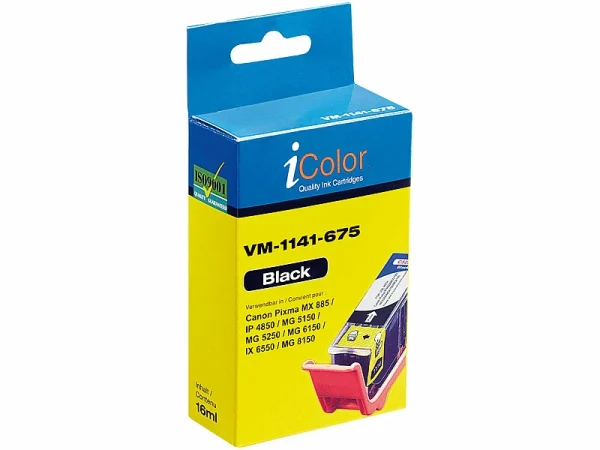 IColor ColorPack CANON (ersetzt PGI-525BK/CLI-526BK/C/M/Y/GY) Mit Chip 8